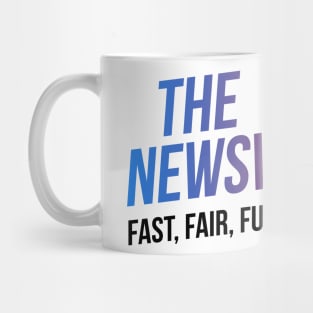 The NewsWorthy Blue Logo Mug